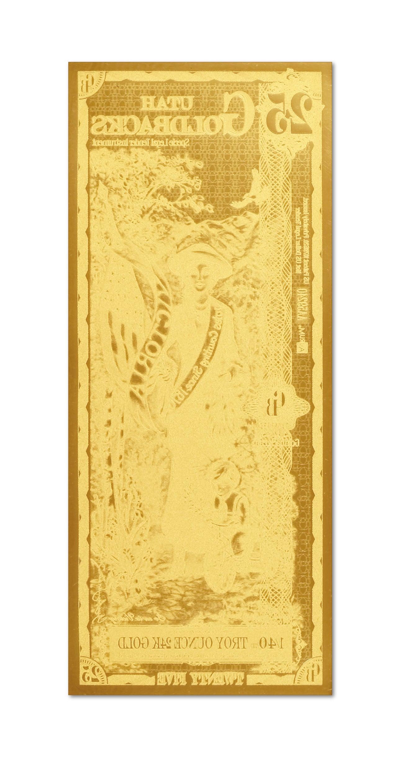 Utah Goldbacks 25 - Gwenly Elva