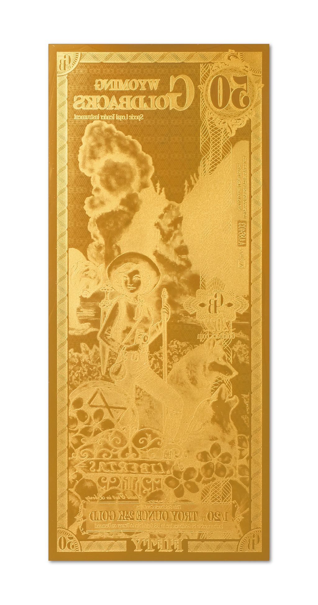 Wyoming 50 Goldback - Libertas (2024)