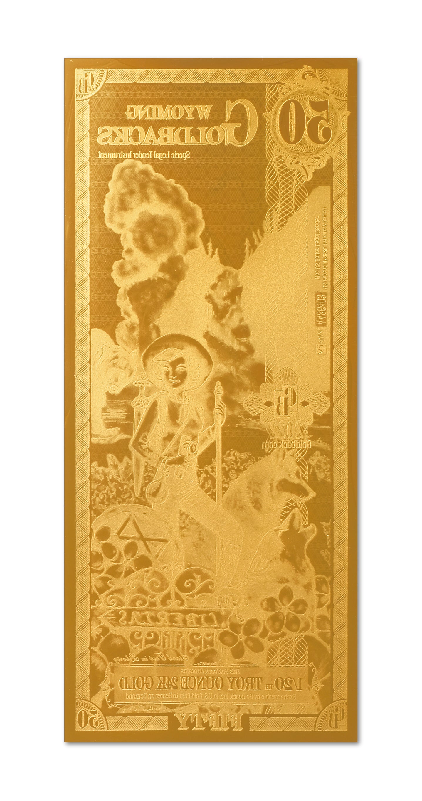 Wyoming 50 Goldback - Libertas (2024)