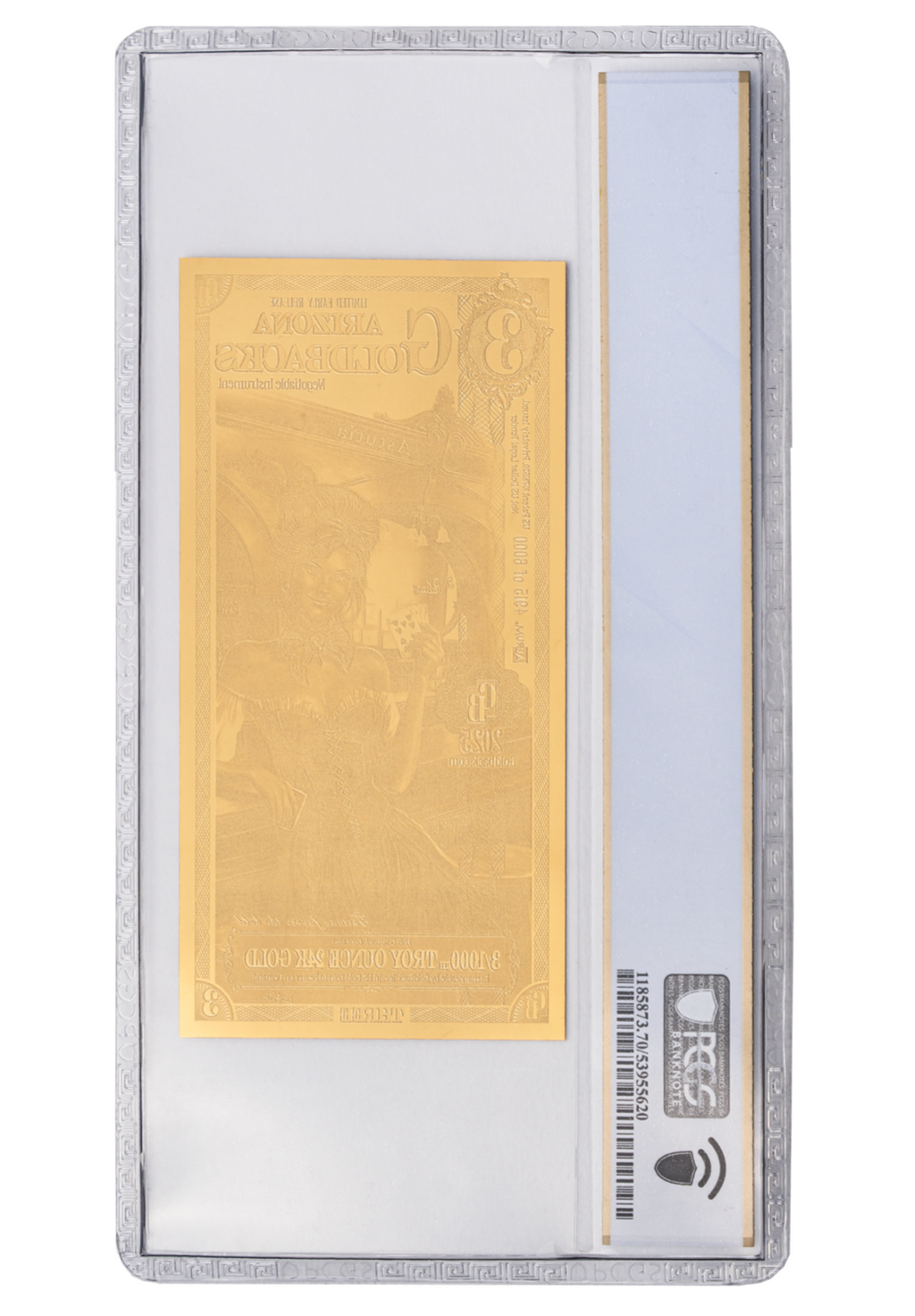 Arizona Goldback 3 Limited Early Release - Graded PPQ 70 - Collector's Edition