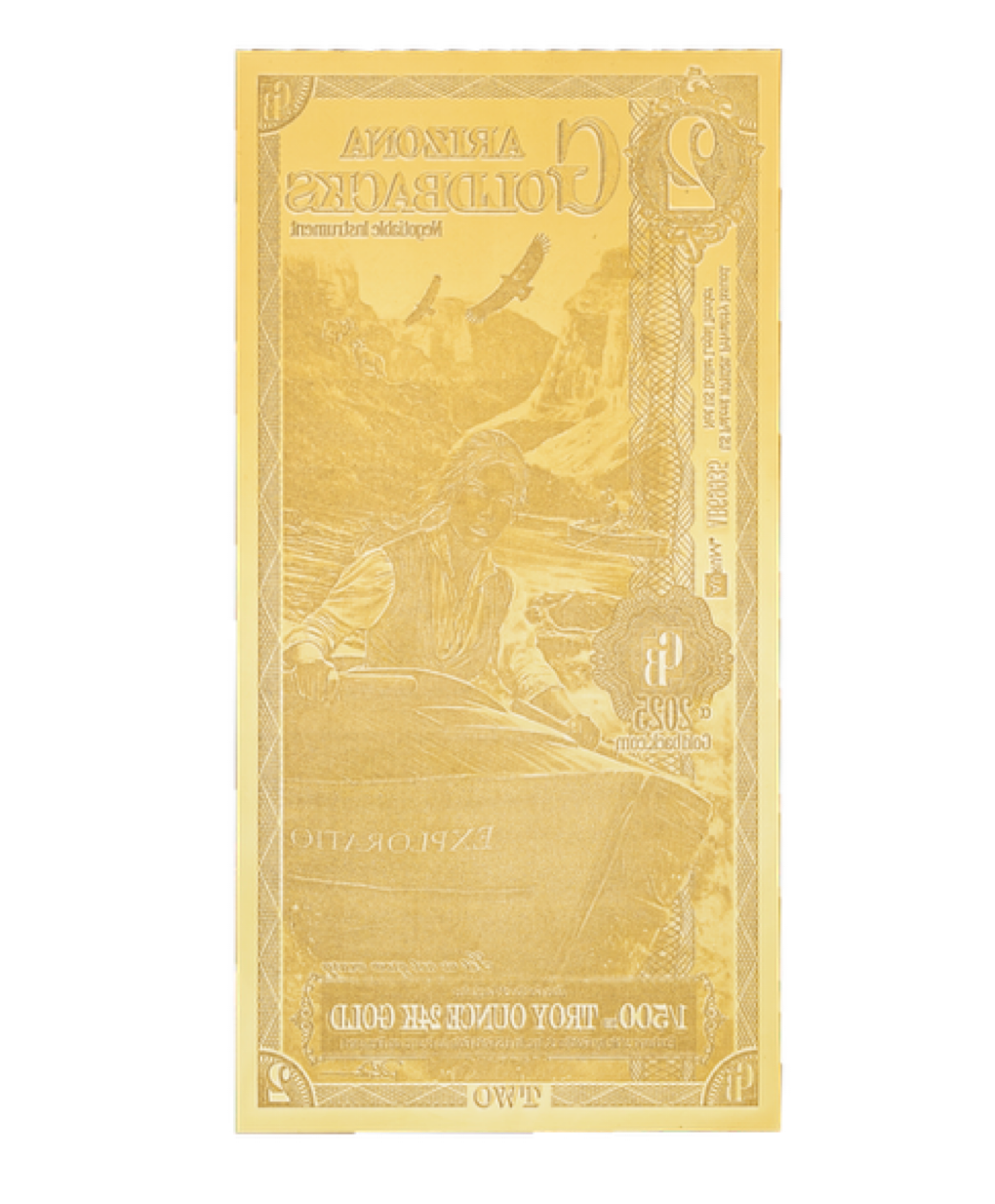 Arizona Goldback 2 Alpha Series - 1/500 Troy Ounce 24K Gold