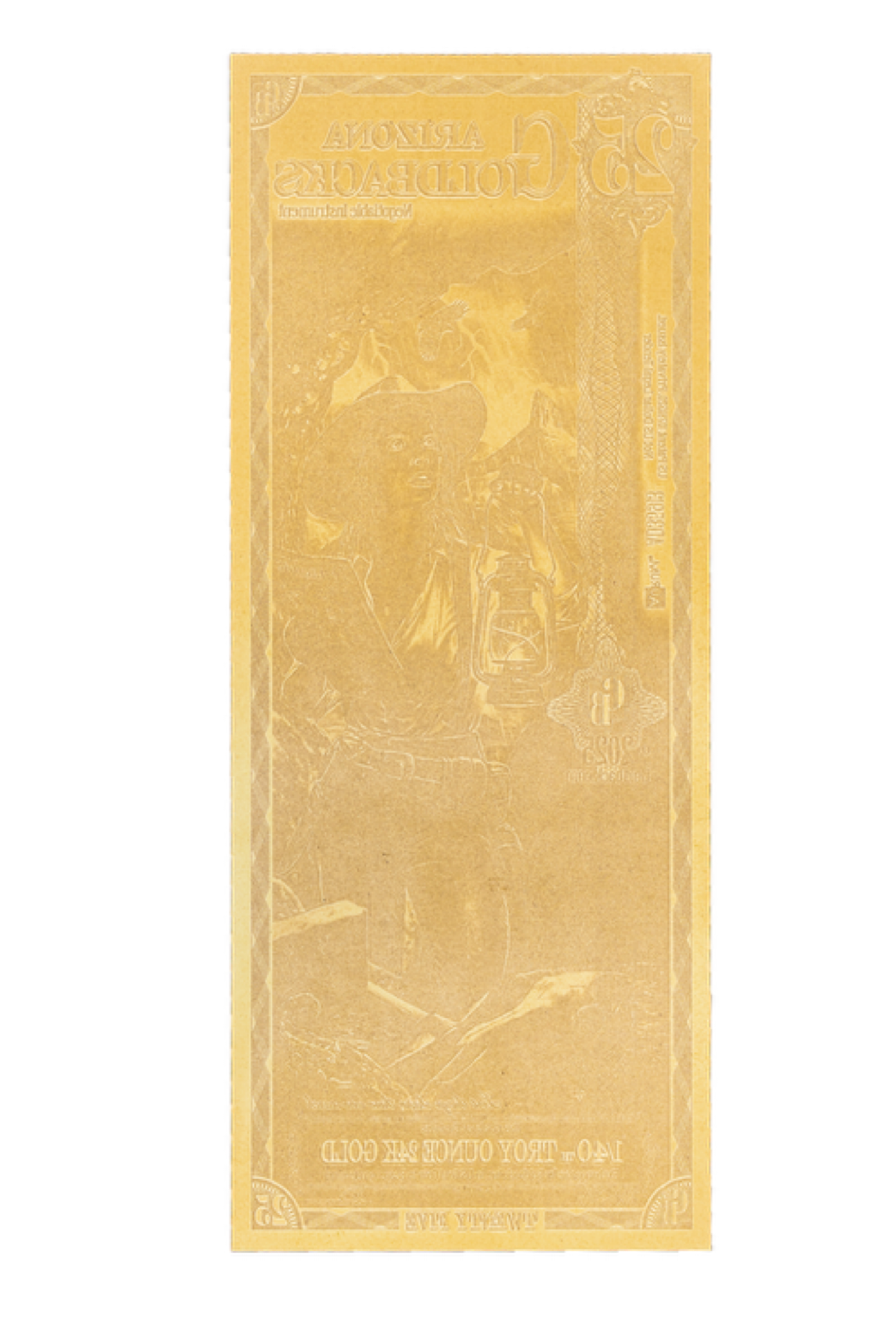 Arizona Goldback 25 Alpha Series - 1/40 Troy Ounce 24K Gold