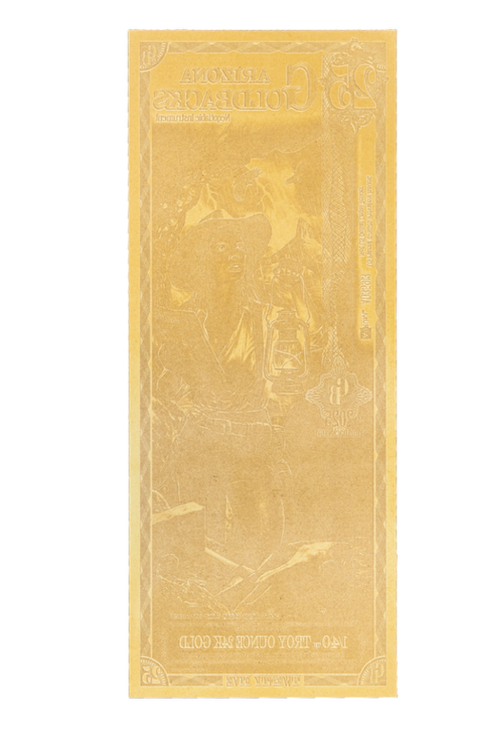 Arizona Goldback 25 Alpha Series - 1/40 Troy Ounce 24K Gold
