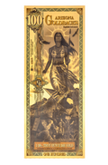 Arizona Goldback 100 Alpha Series - 1/10 Troy Ounce 24K Gold