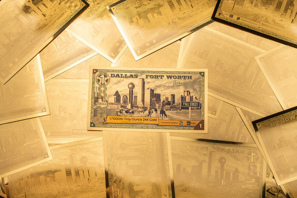 1 Dallas-Fort Worth Texas Goldback