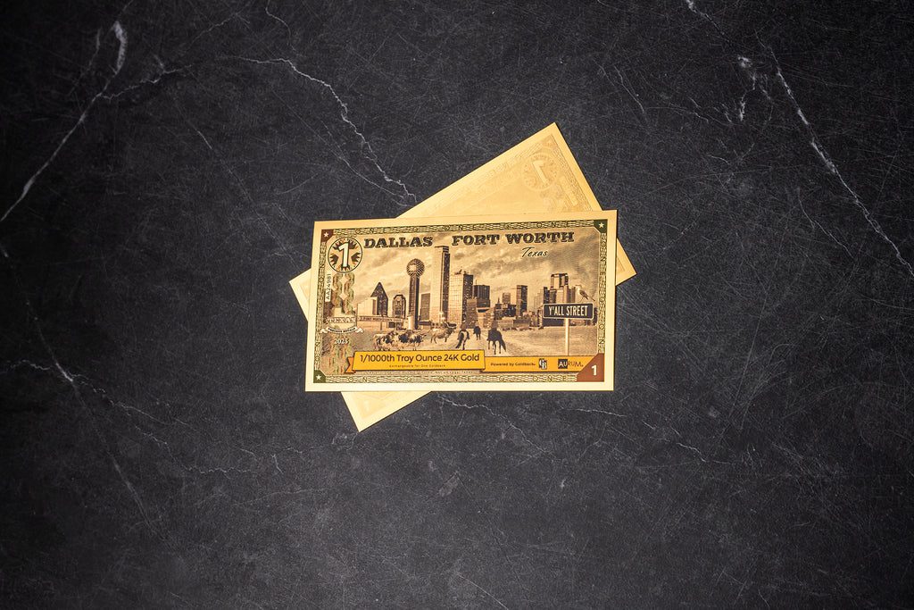 1 Dallas-Fort Worth Texas Goldback