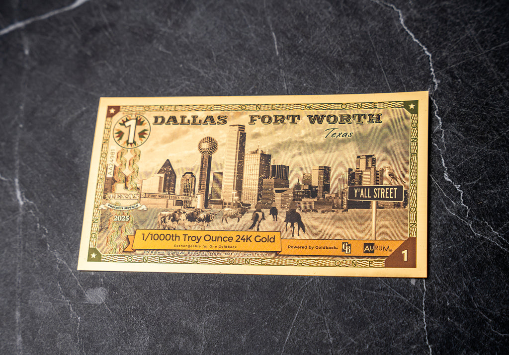 1 Dallas-Fort Worth Texas Goldback