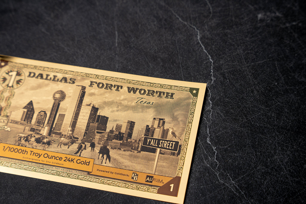 1 Dallas-Fort Worth Texas Goldback