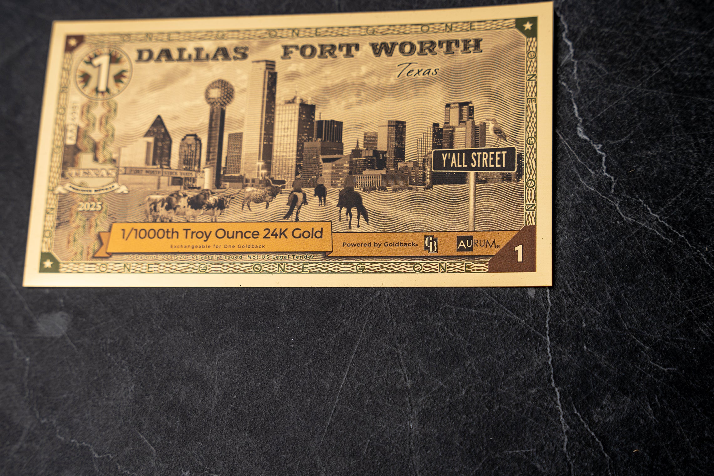 1 Dallas-Fort Worth Texas Goldback