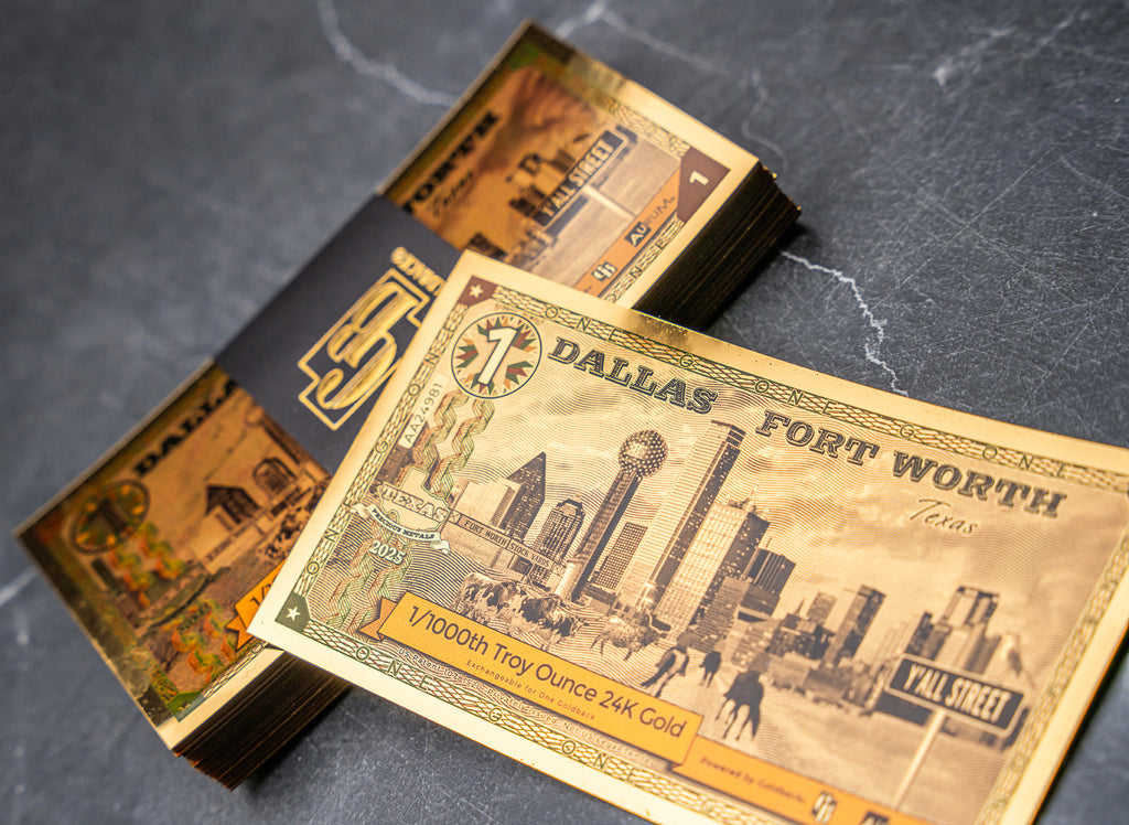 1 Dallas-Fort Worth Texas Goldback