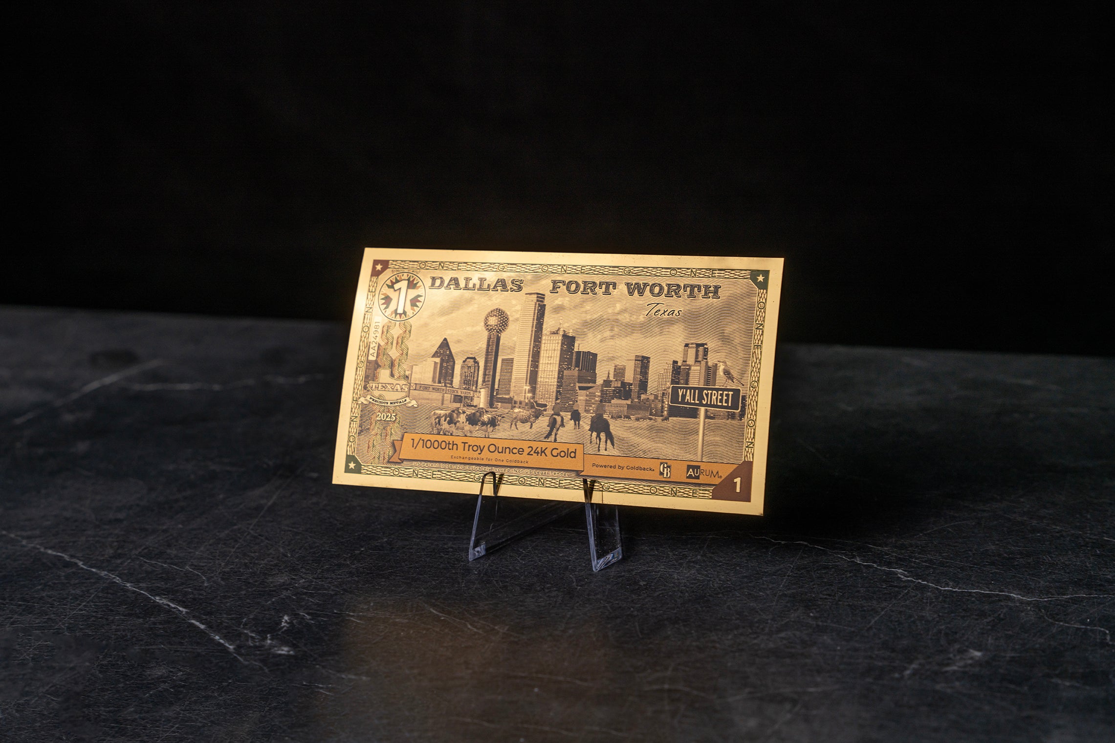 1 Dallas-Fort Worth Texas Goldback