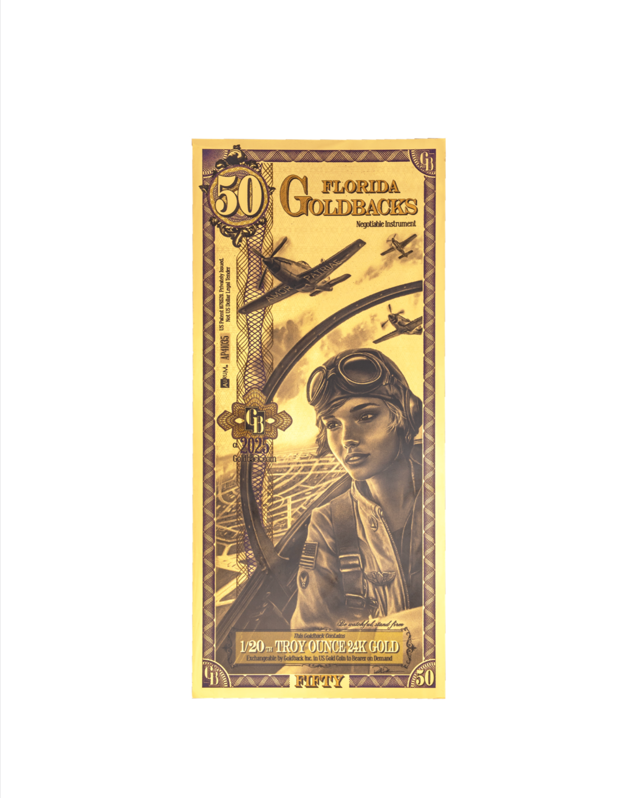 Florida Goldback - 50 (Alpha) 2025