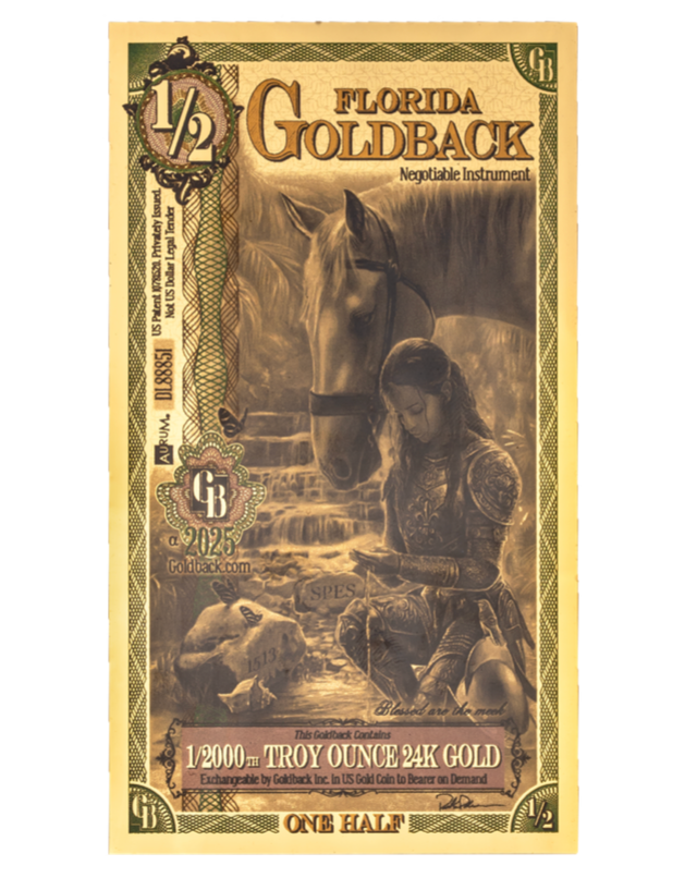 Florida Goldback - 1/2 (Alpha) 2025