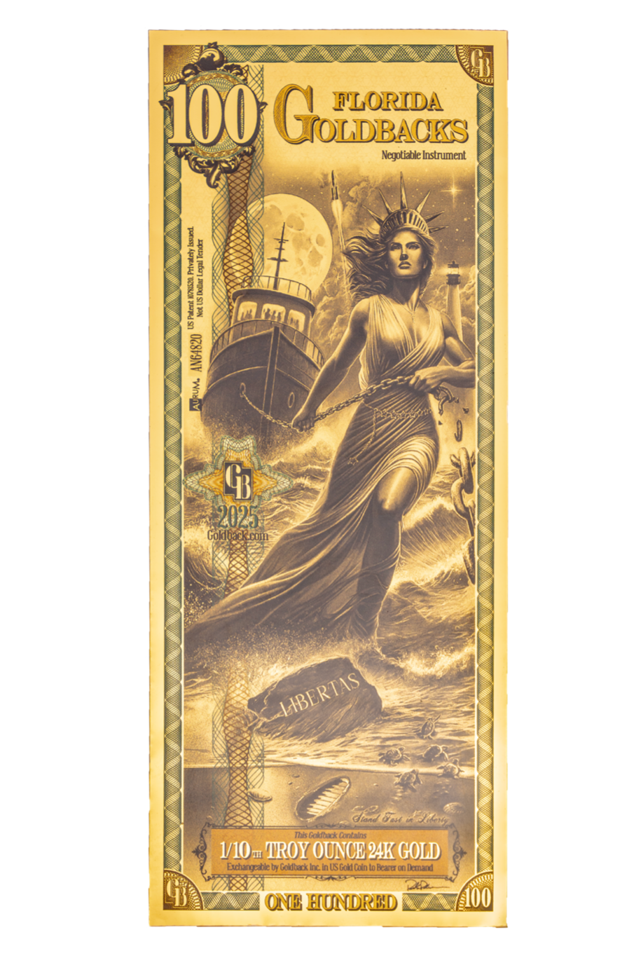 Florida Goldback - 100 (2025)