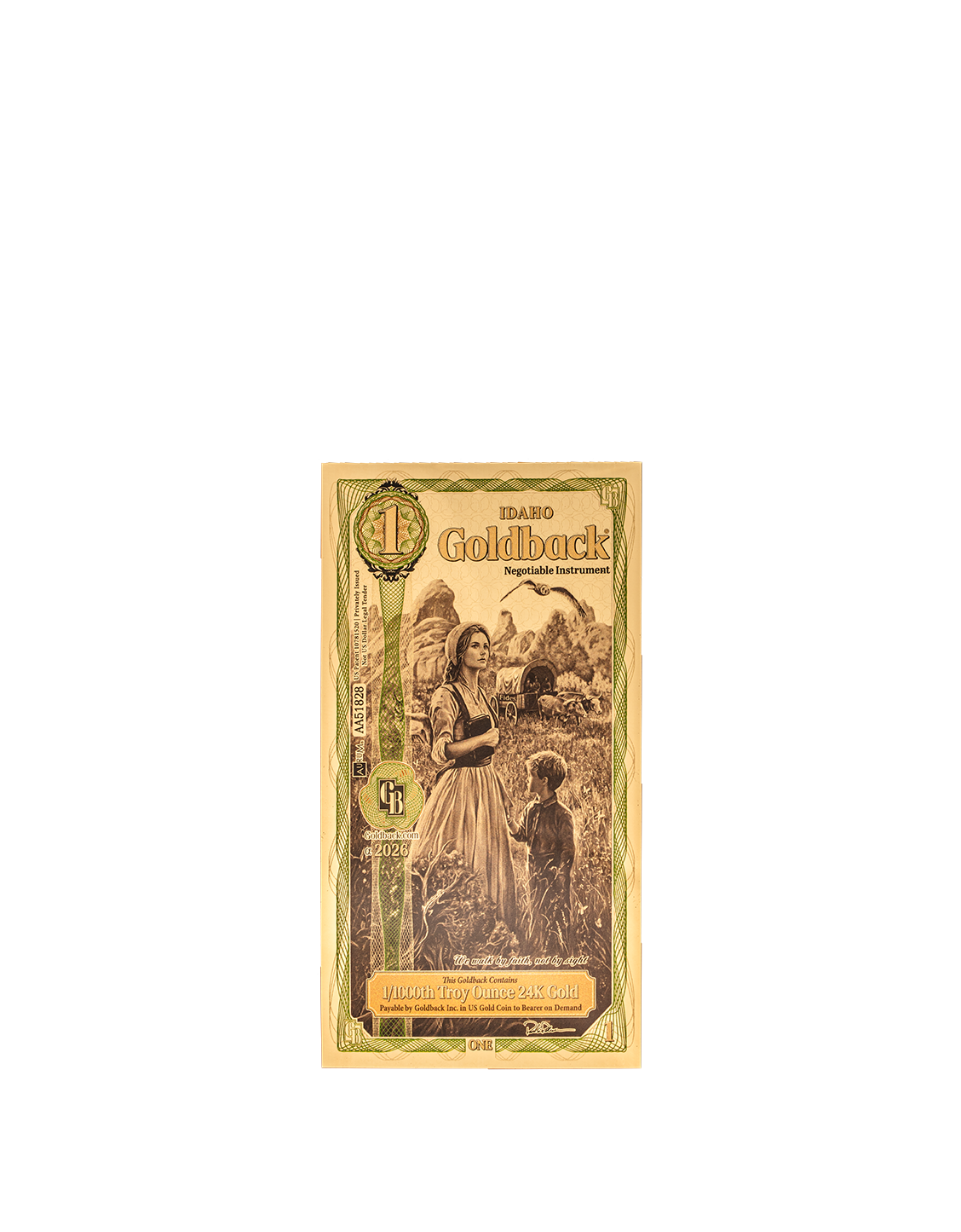 1 Idaho Goldback – Alpha