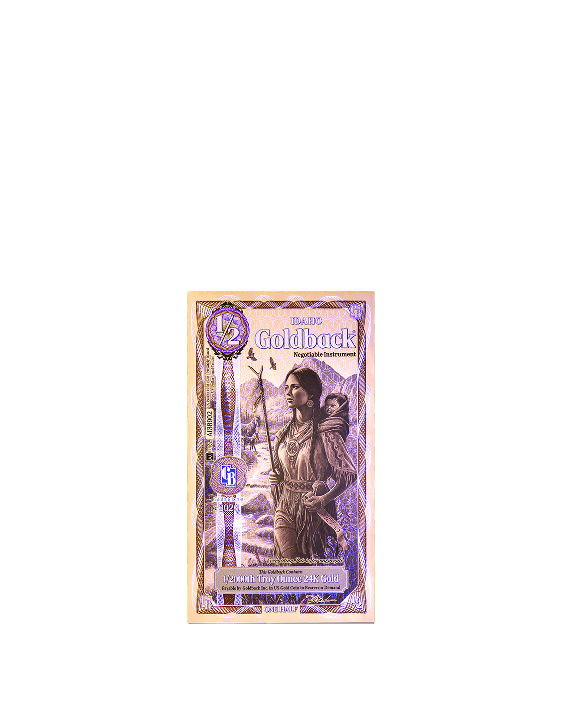 1/2 Idaho Goldback – Alpha