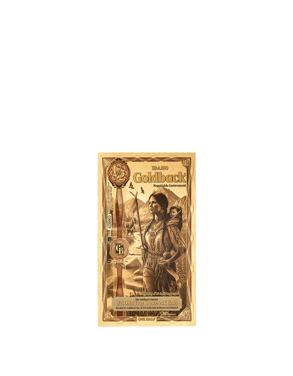 1/2 Idaho Goldback – Alpha