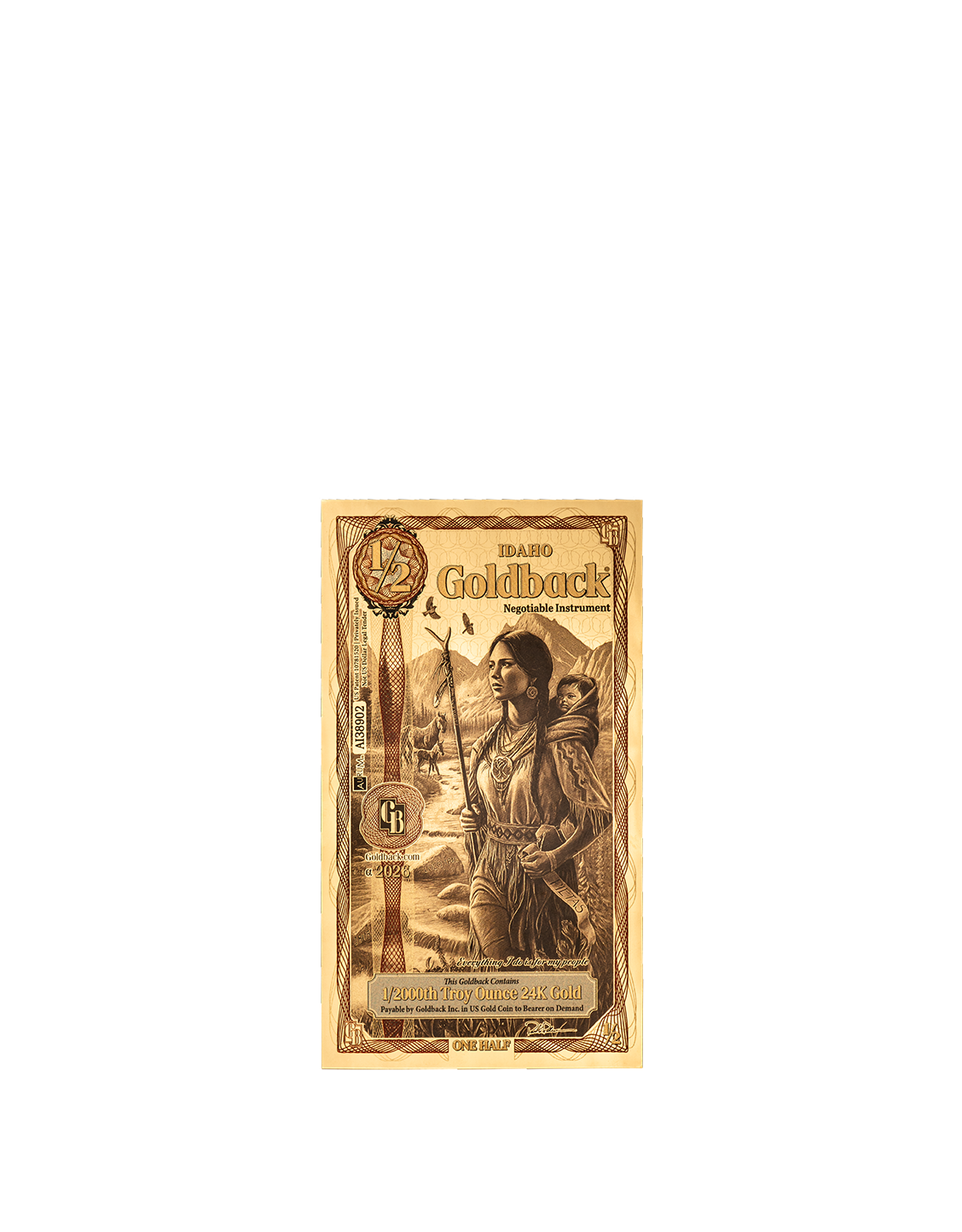 1/2 Idaho Goldback – Alpha