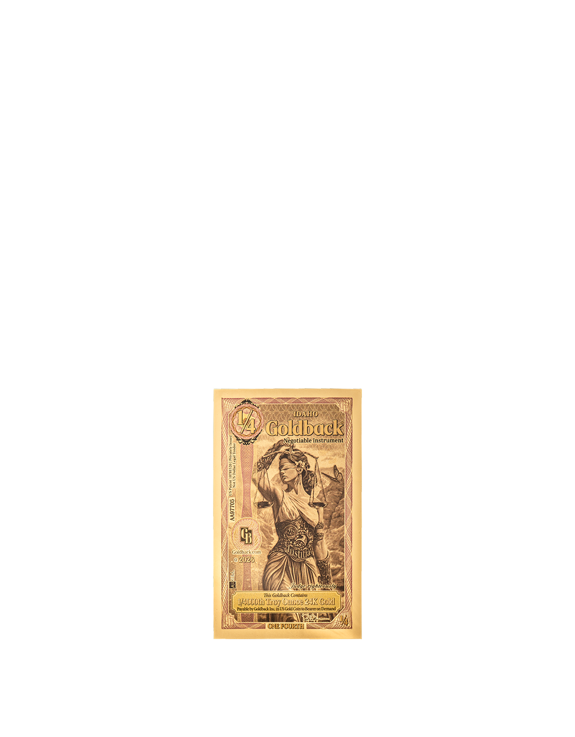 1/4 Idaho Goldback – Alpha