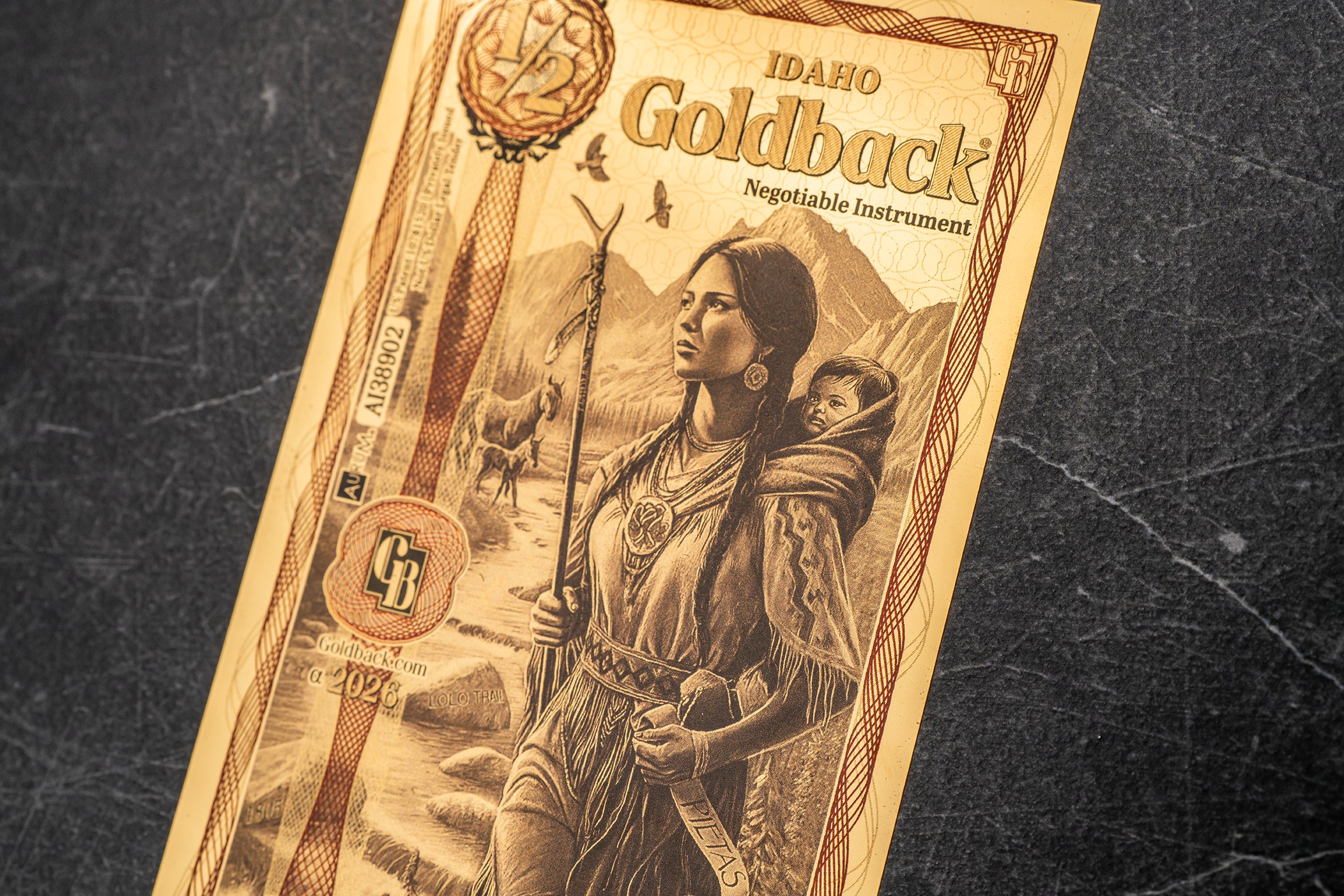 1/2 Idaho Goldback – Alpha