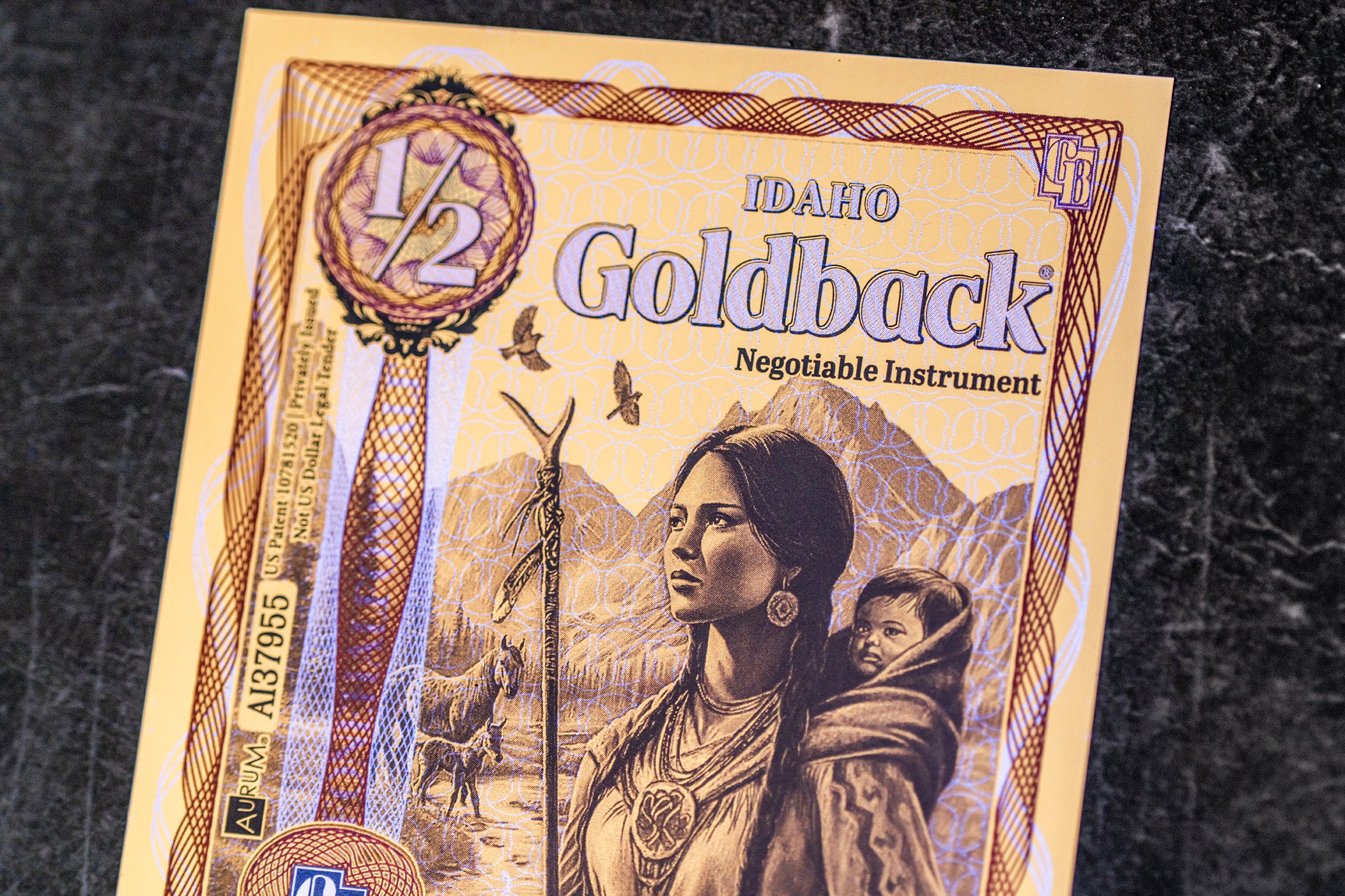 1/2 Idaho Goldback – Alpha