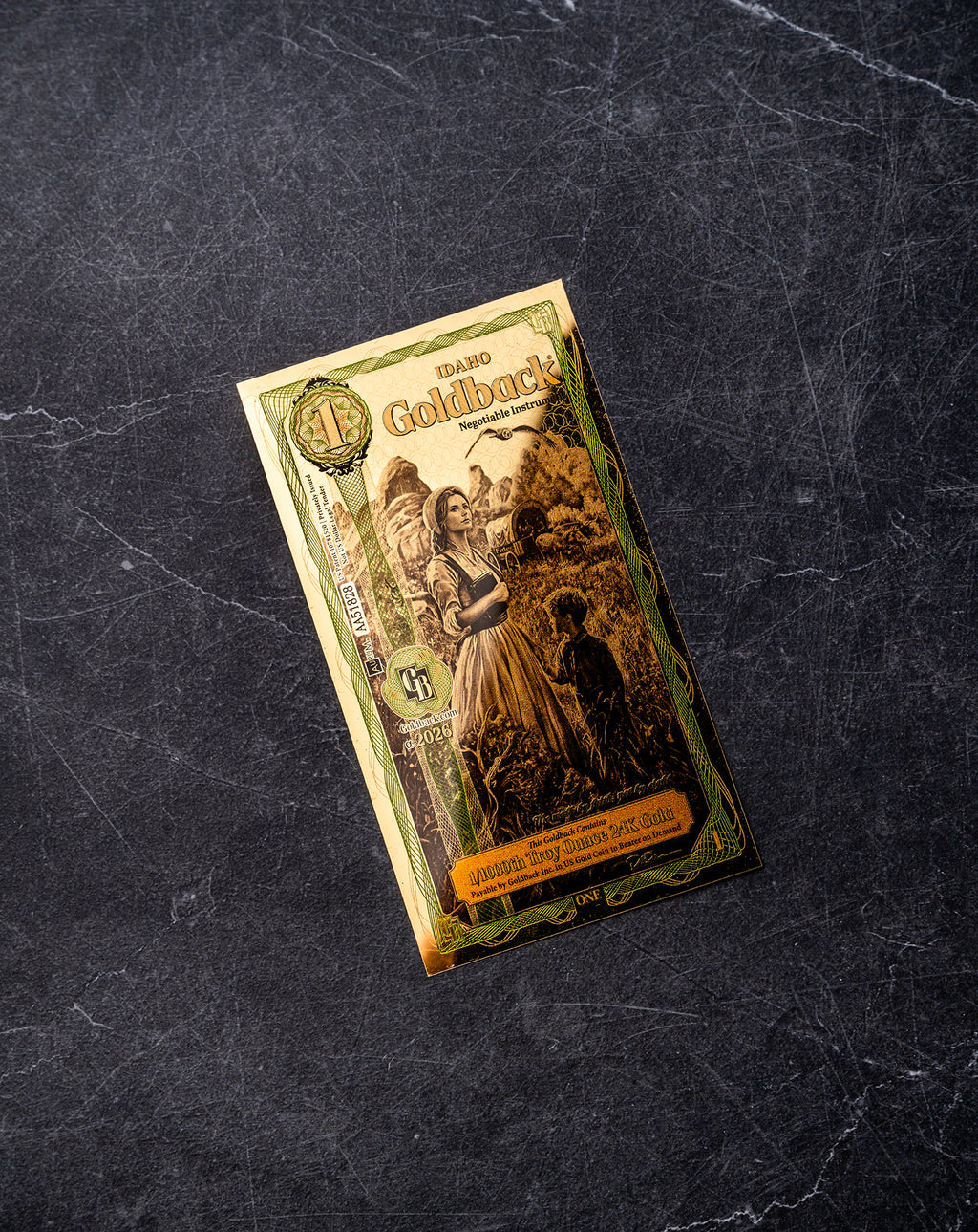 1 Idaho Goldback – Alpha