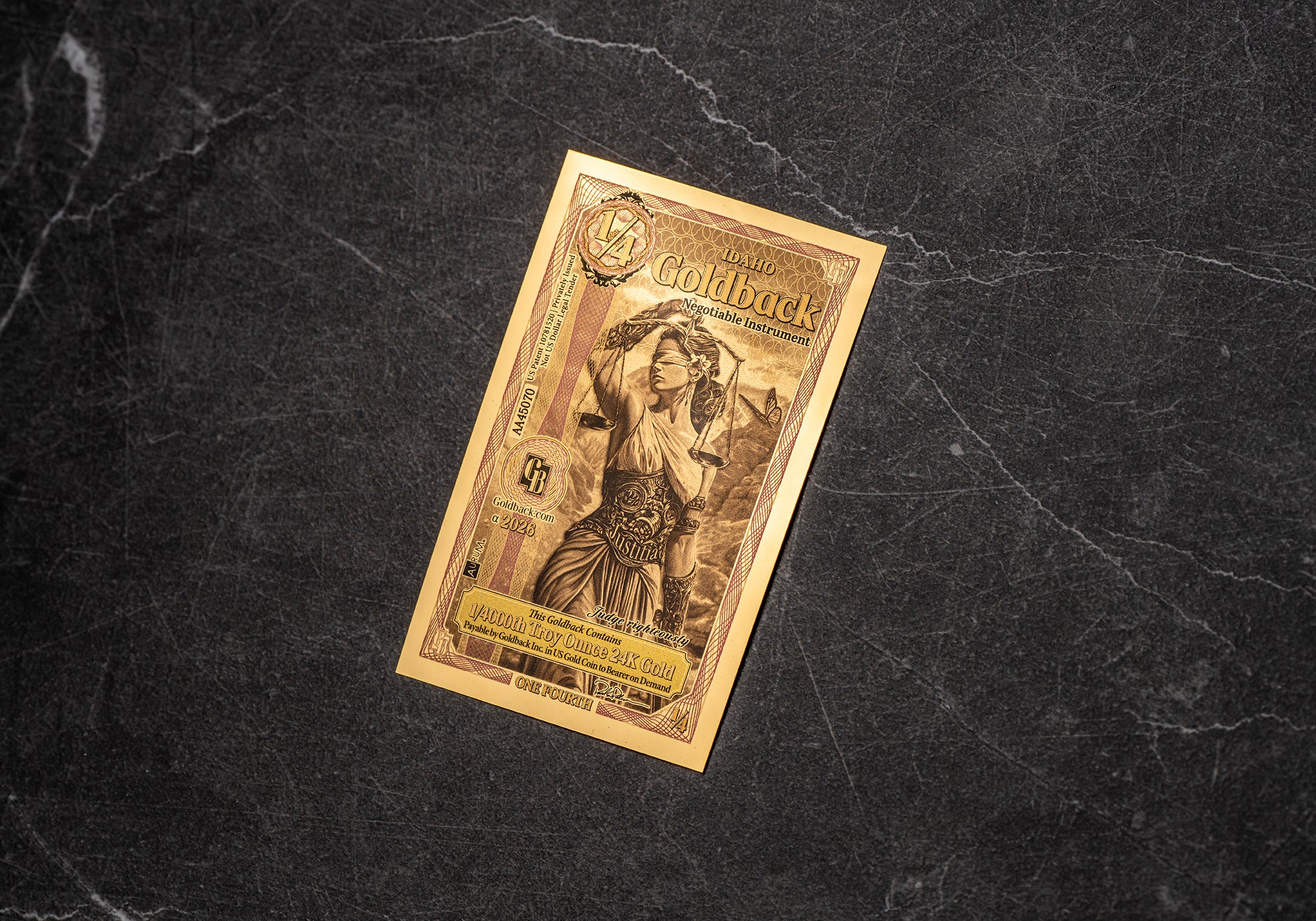 1/4 Idaho Goldback – Alpha