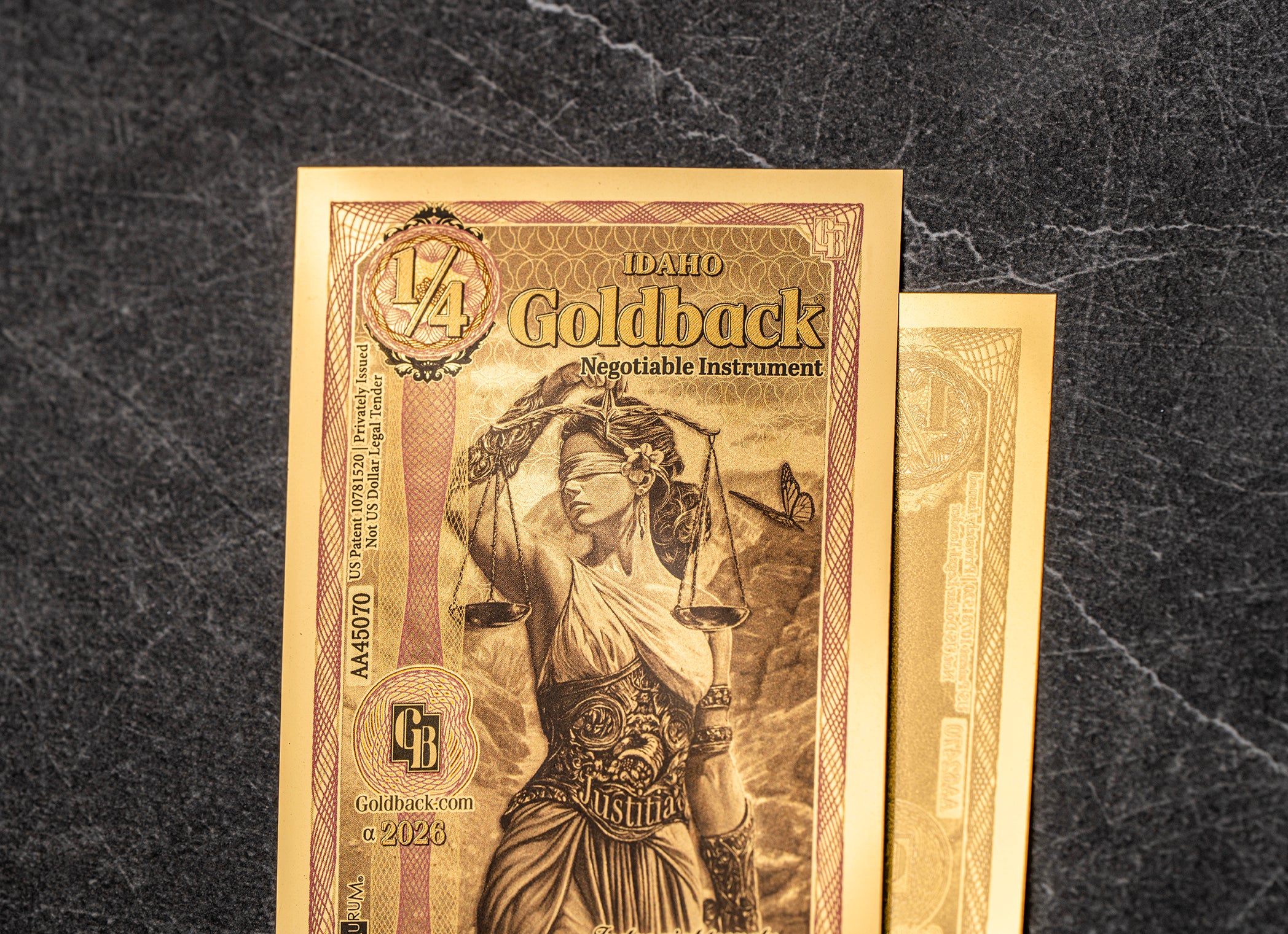 1/4 Idaho Goldback – Alpha