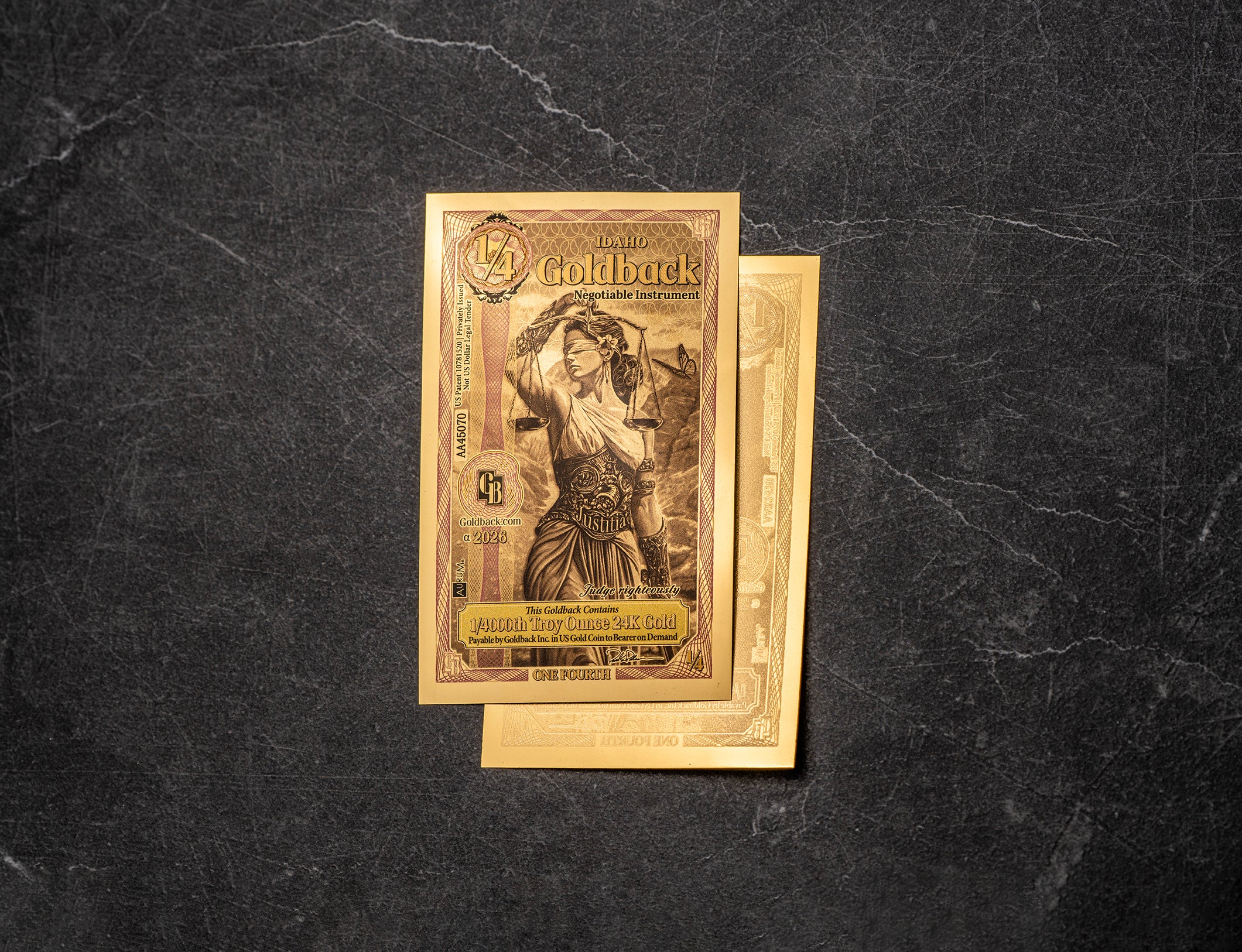 1/4 Idaho Goldback – Alpha