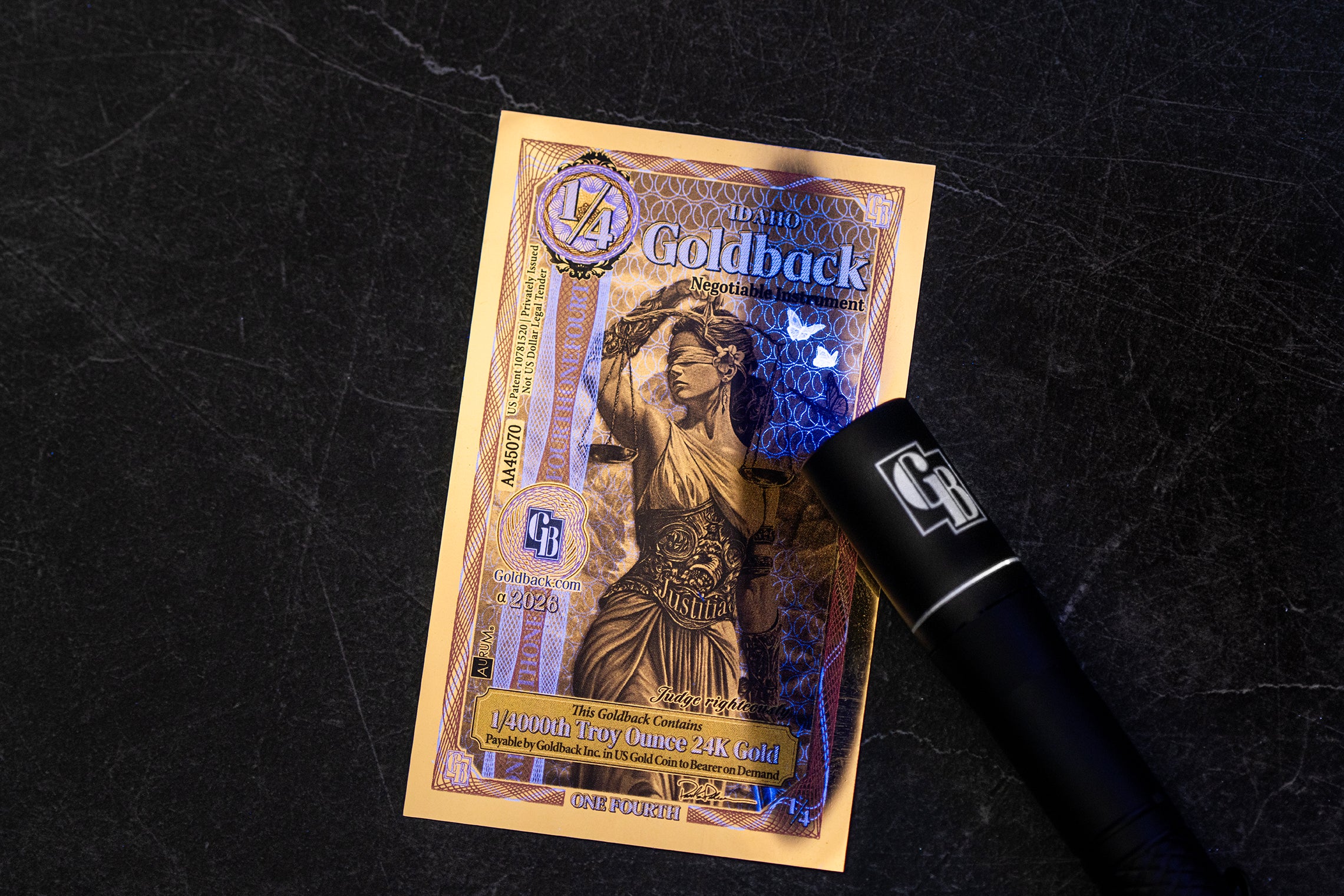 1/4 Idaho Goldback – Alpha