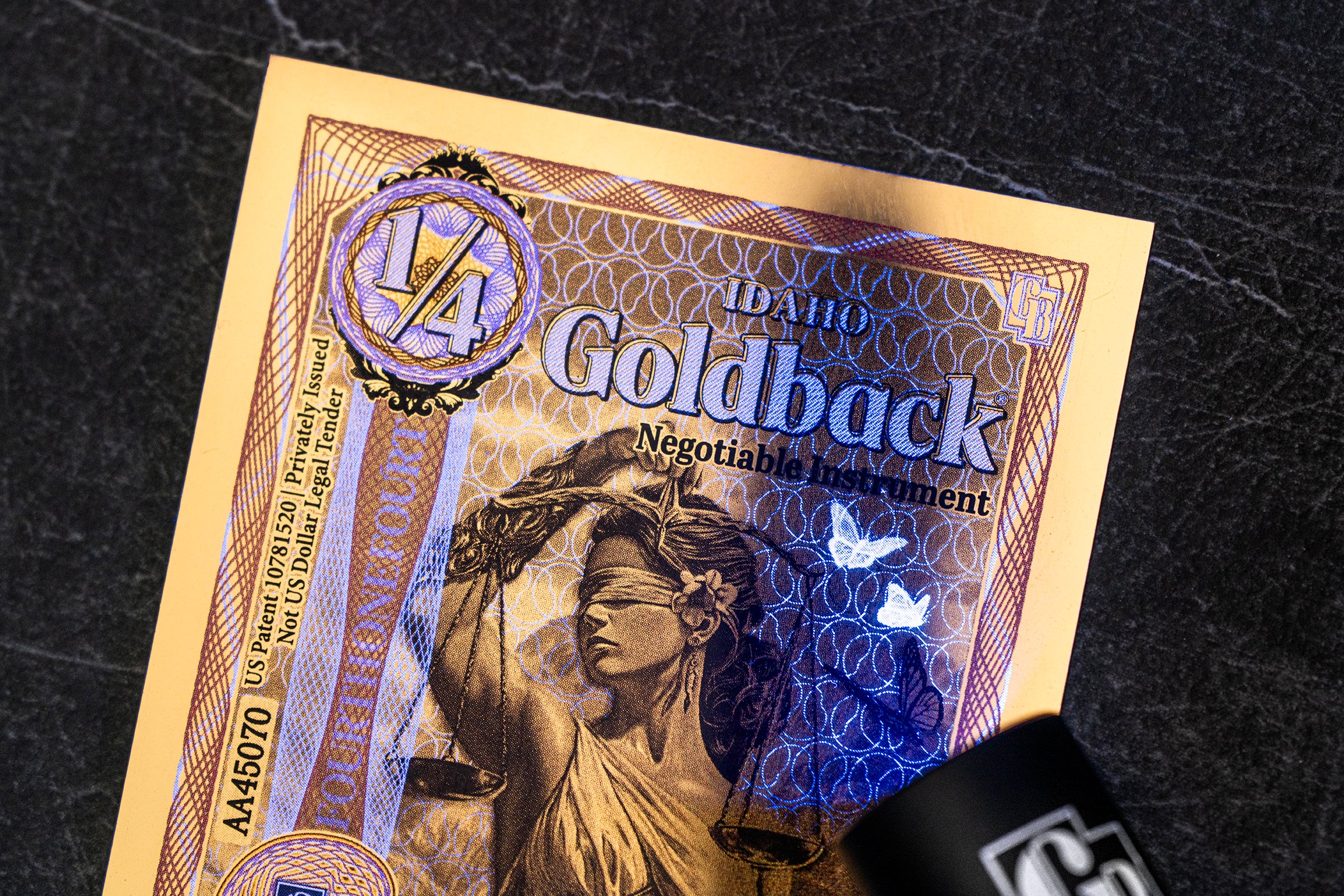1/4 Idaho Goldback – Alpha