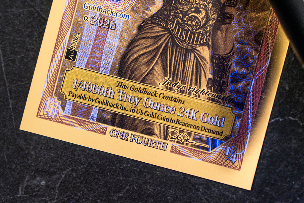 1/4 Idaho Goldback – Alpha