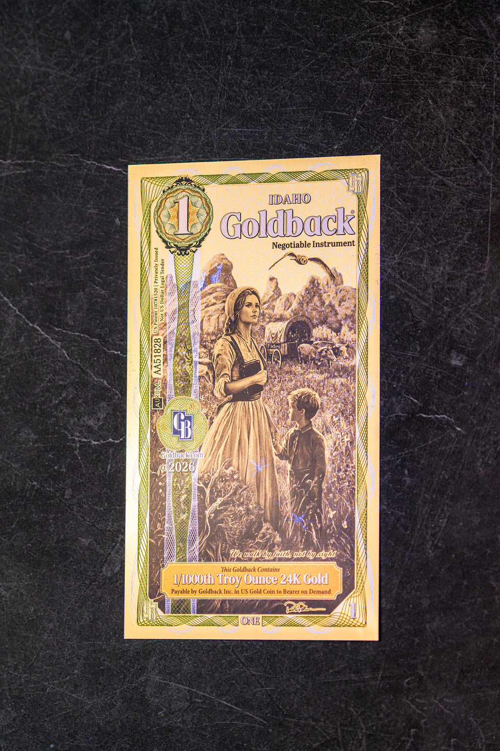 1 Idaho Goldback – Alpha