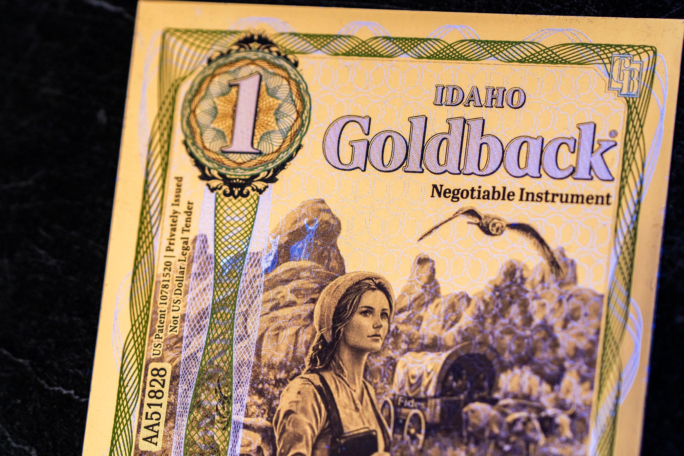 1 Idaho Goldback – Alpha