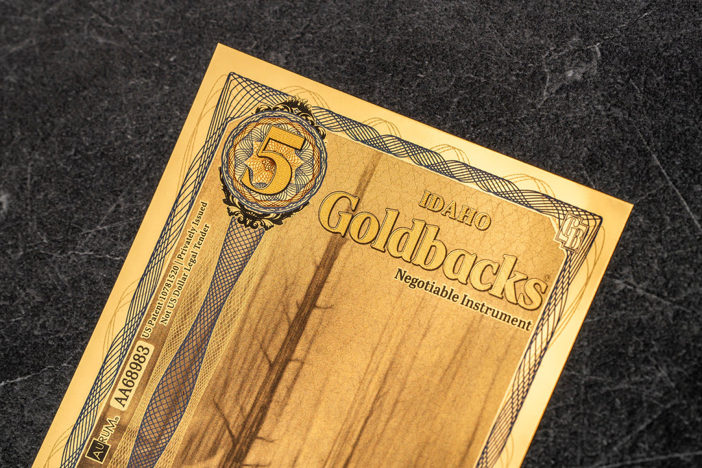 5 Idaho Goldback Alpha￼