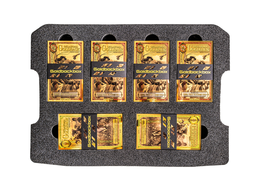 Oklahoma Goldback Alpha Series Collection Box - Complete Set