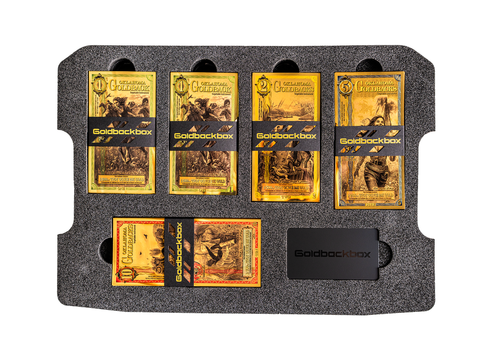 Oklahoma Goldback Alpha Series Collection Box - Complete Set