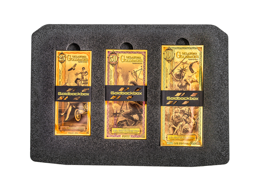 Oklahoma Goldback Alpha Series Collection Box - Complete Set