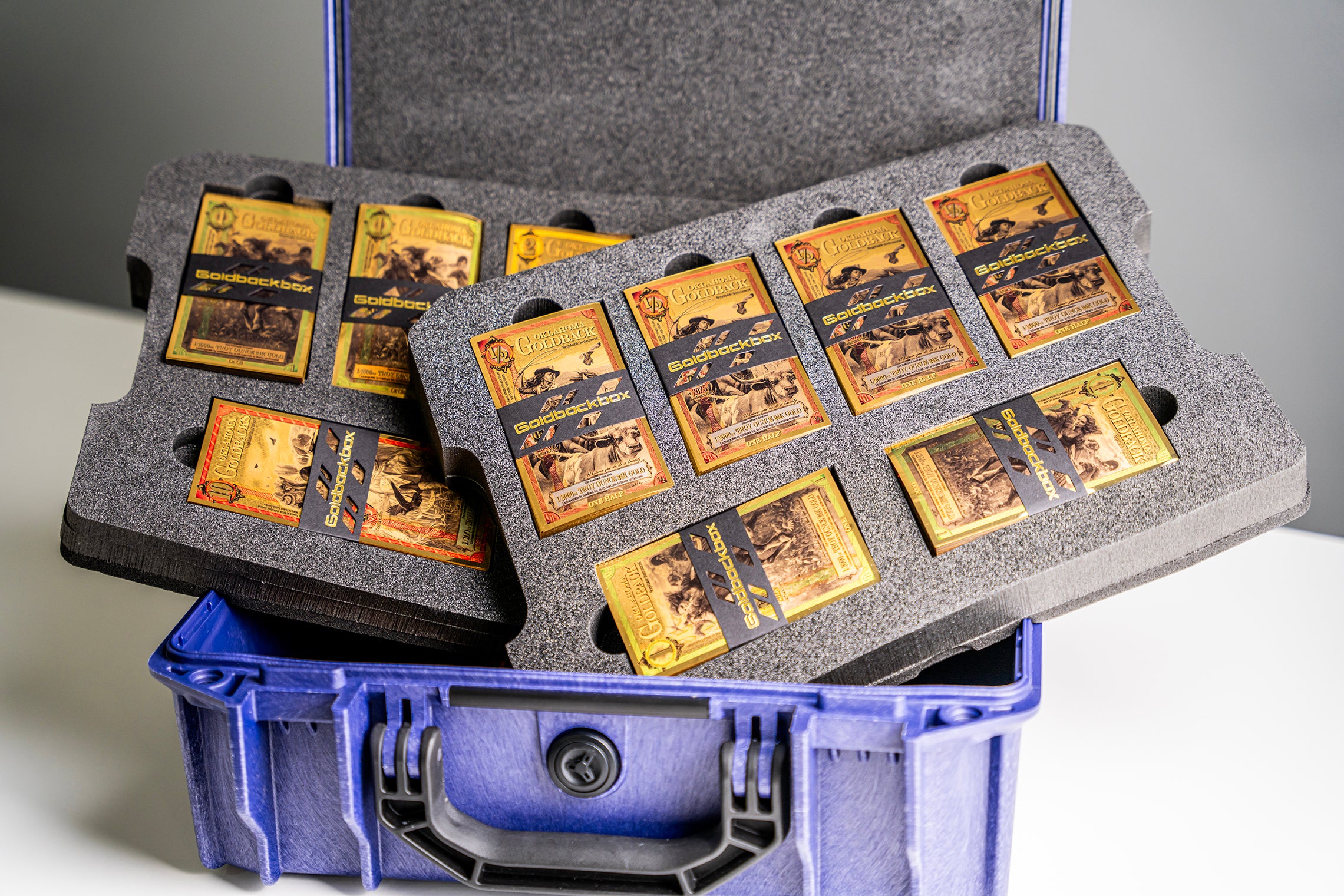 Oklahoma Goldback Alpha Series Collection Box - Complete Set