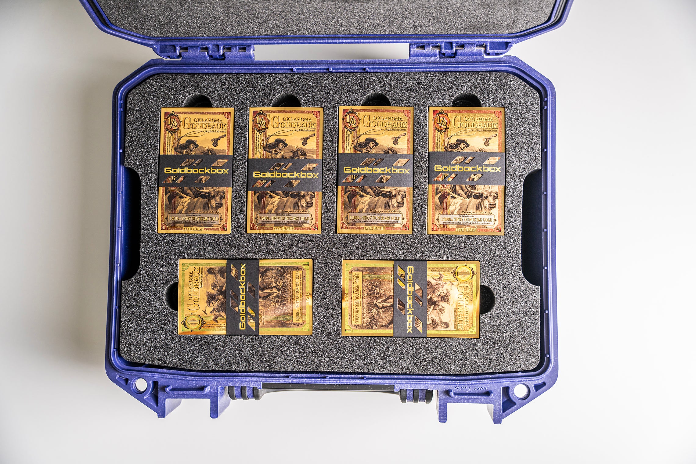 Oklahoma Goldback Alpha Series Collection Box - Complete Set