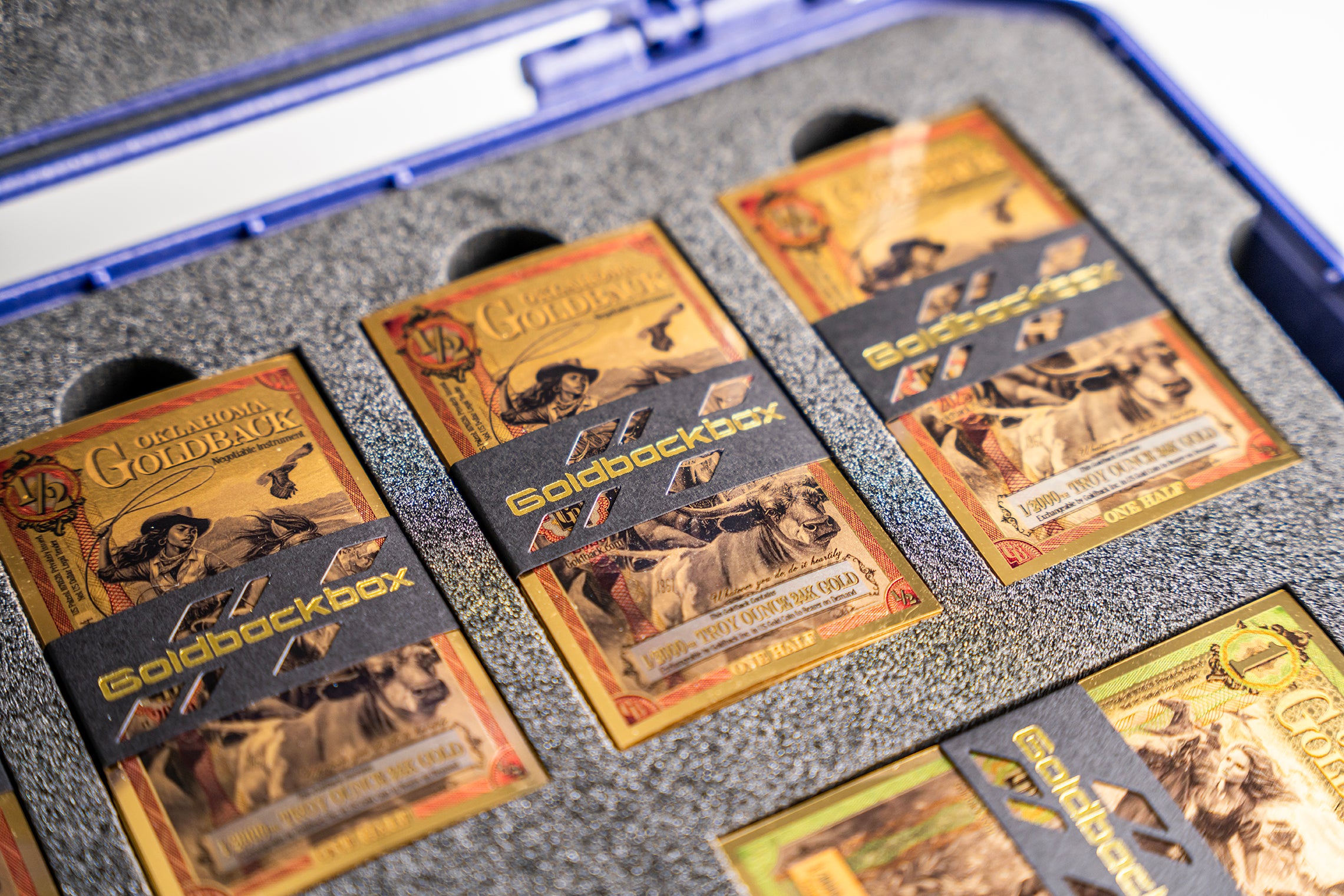 Oklahoma Goldback Alpha Series Collection Box - Complete Set