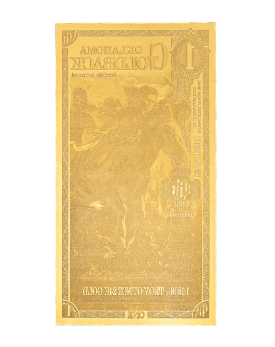 Oklahoma Goldback - 1 (Alpha) 2025