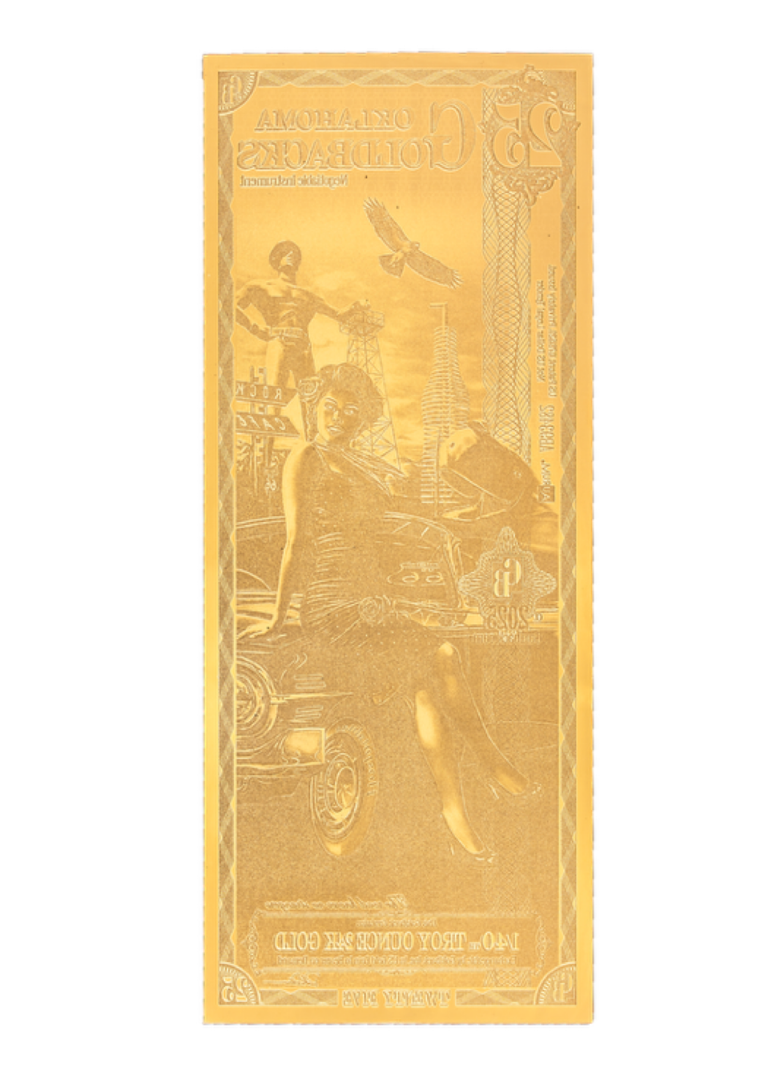 Oklahoma Goldback - 25 (Alpha) 2025