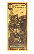 Oklahoma Goldback - 10 (Alpha) 2025
