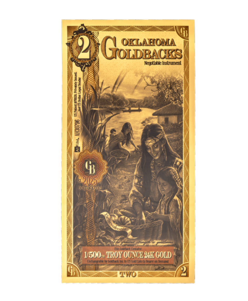 Oklahoma Goldback - 2 (Alpha) 2025
