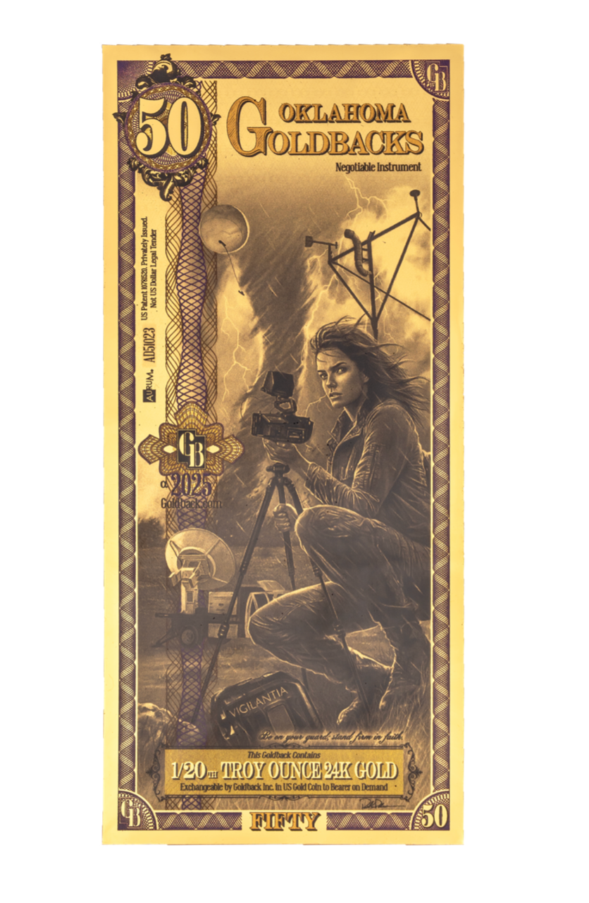 Oklahoma Goldback - 50 (Alpha) 2025