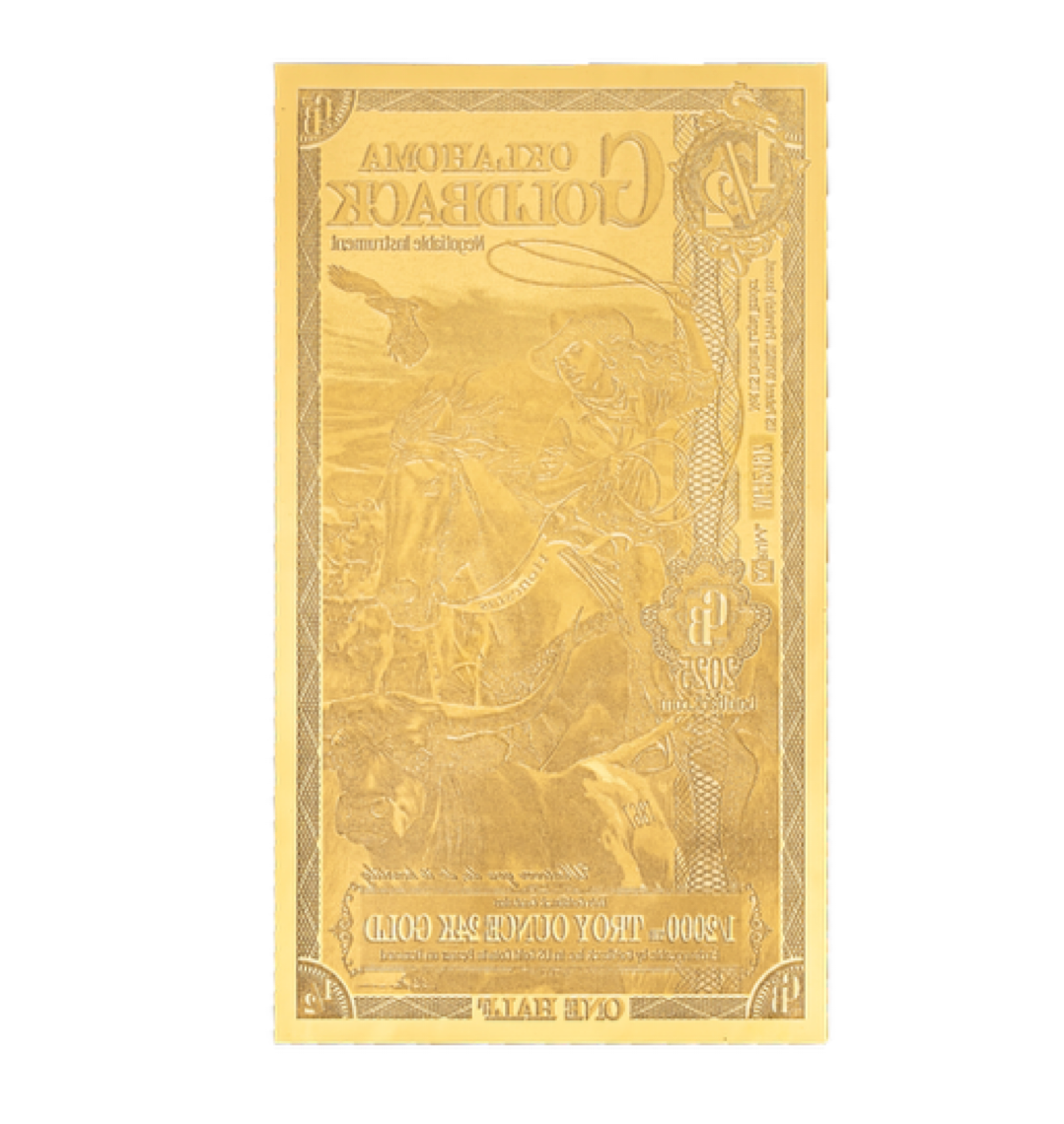 Oklahoma Goldback - 1/2 (2025)
