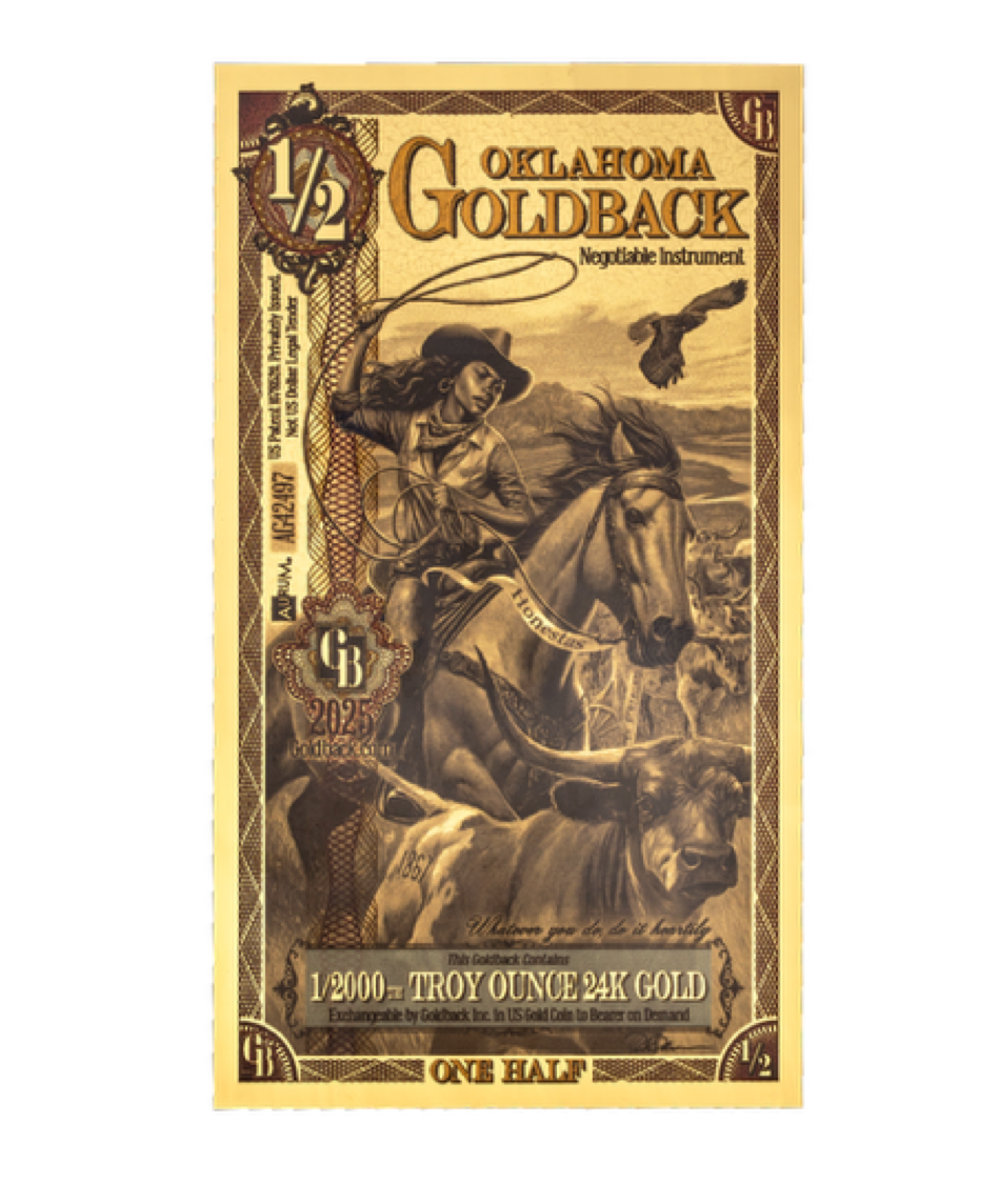 Oklahoma Goldback - 1/2 (2025)