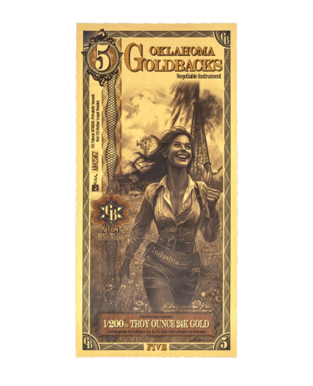 Oklahoma Goldback - 5 (2025)