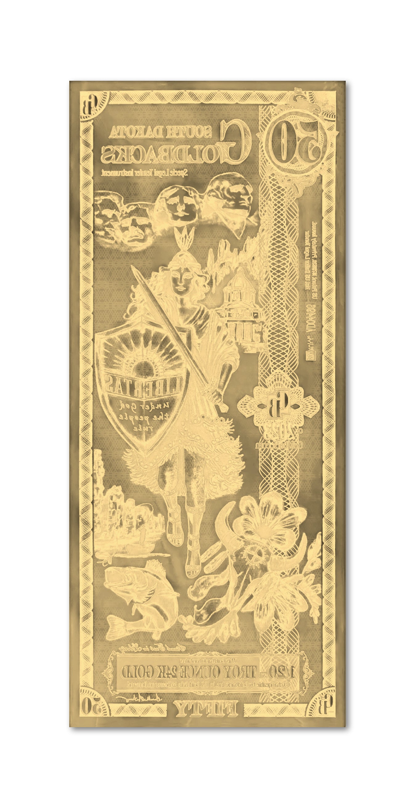 South Dakota 50 Goldback Alpha - 2023 Edition